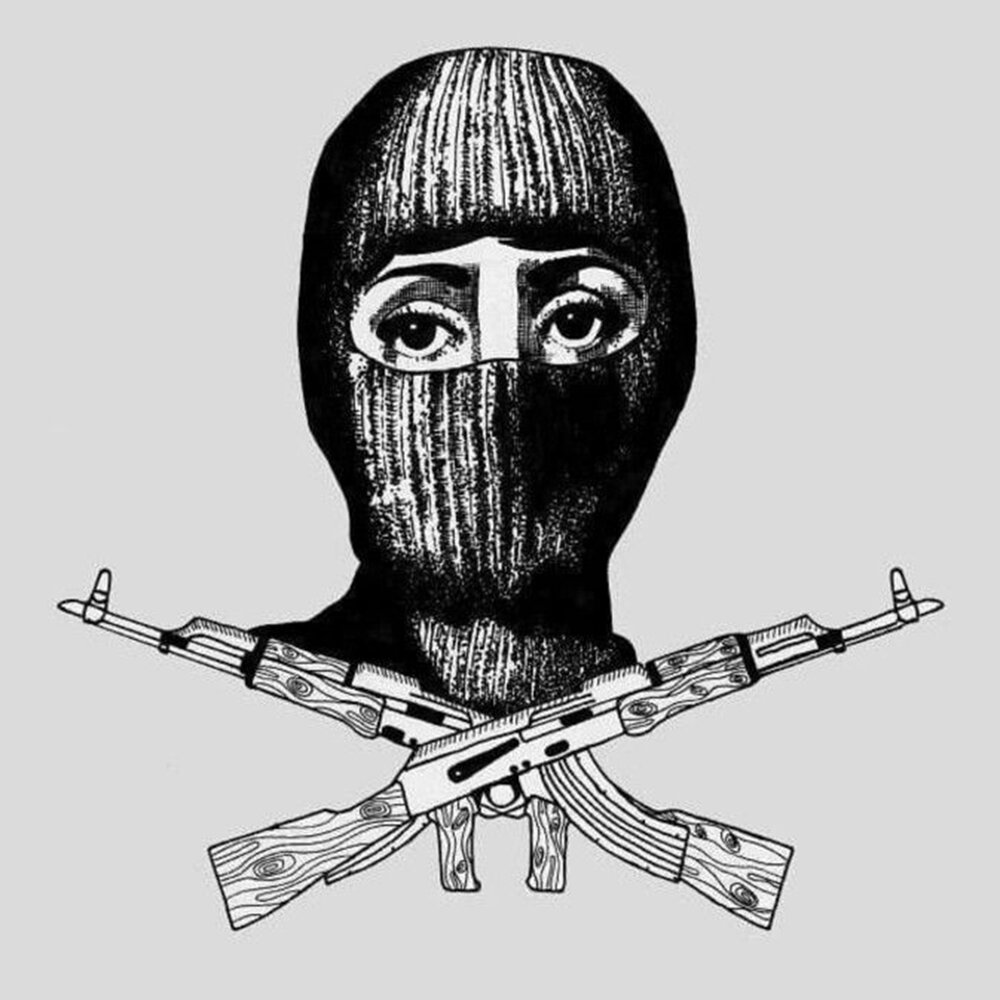 Бандит рисунок