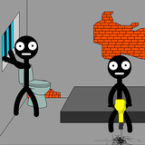 Stickman escapes from prison — play online for free on Yandex Games
