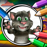 Talking Tom Coloring 🕹️ Jogue no Jogos123