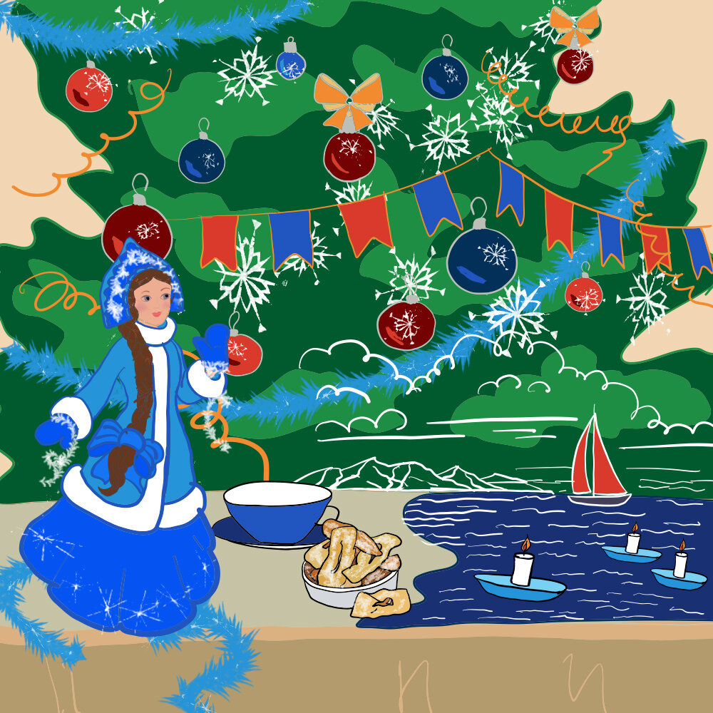 дед мороз с микрофоном. папа паскуаль колумбия дед мороз. поющий дед мороз. пианино рождественское. музыка новогоднее путешествие.