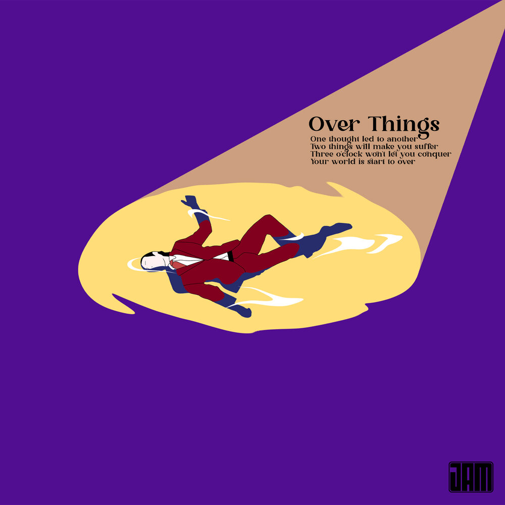 Over things. Over things