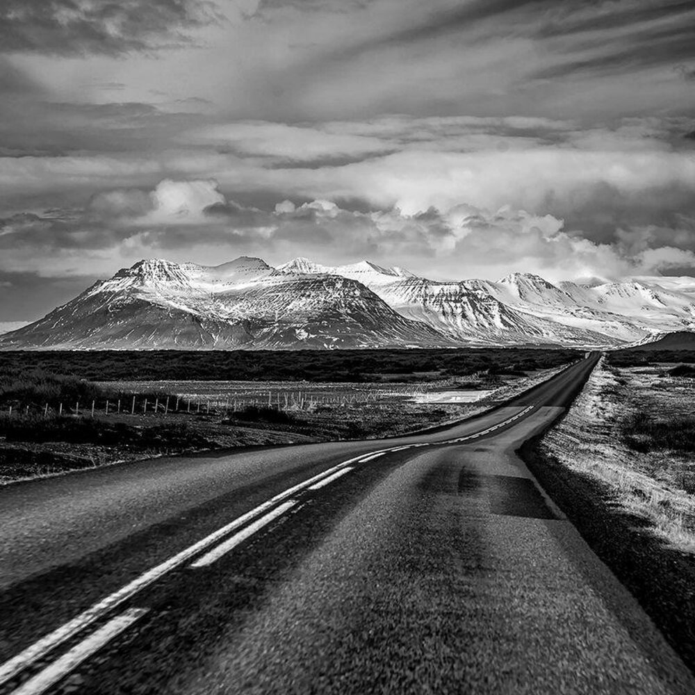 Free Images : landscape, horizon, mountain, cloud, black and white, sky, road, h