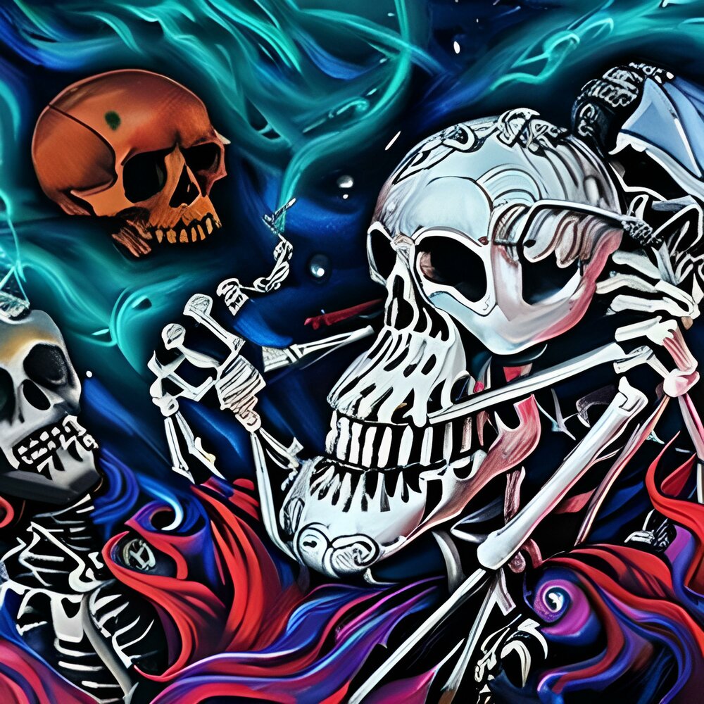 Old skull. Old skull