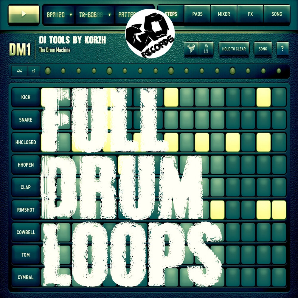 Drum song. Drum and Bass. Django Drums loops.