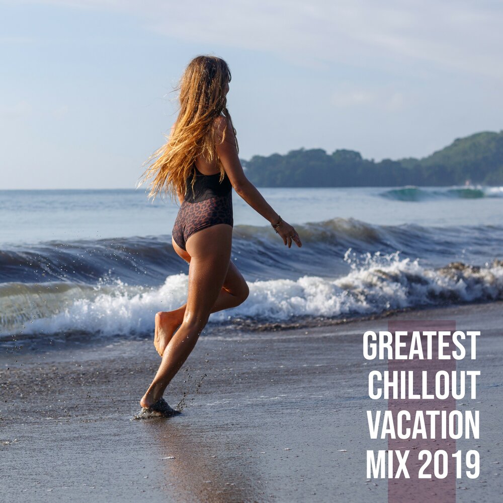 Summer chillout mix. Hot curly blonde sit at the Beach near the Ocean 1990 pics.