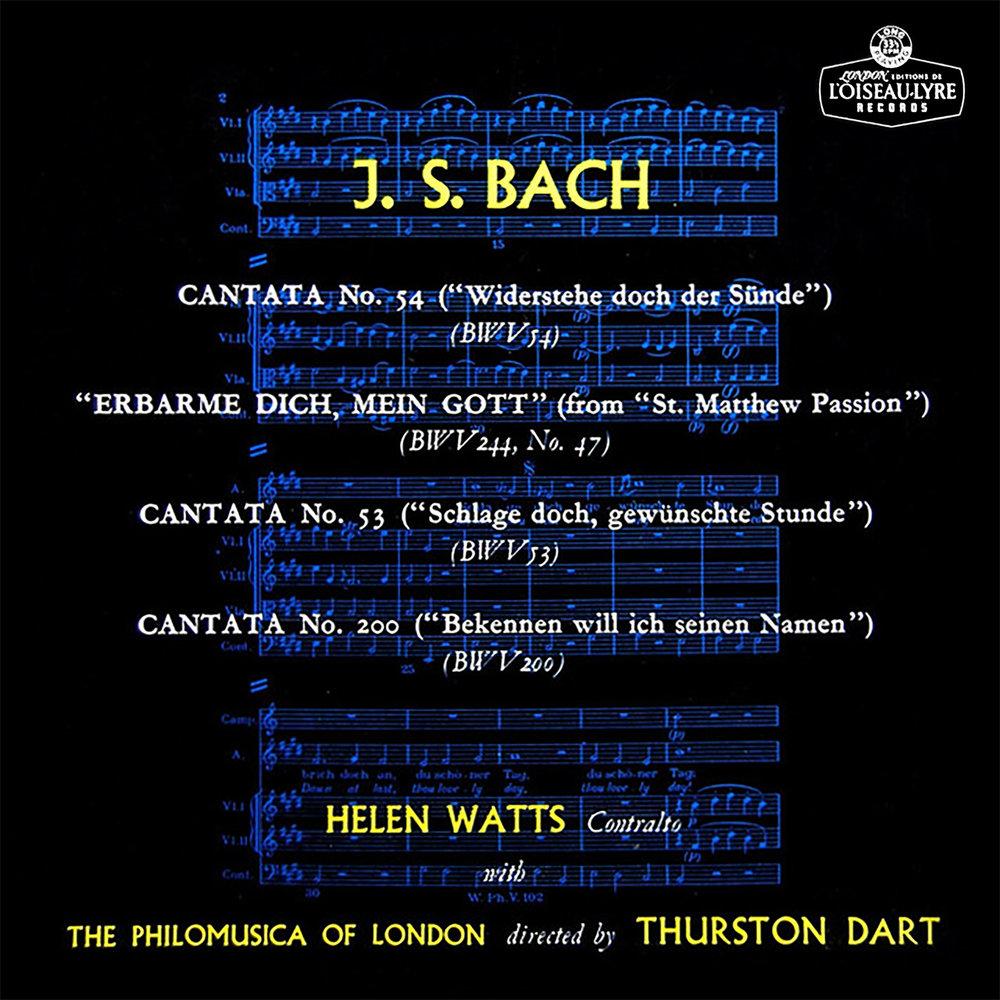 Bach - St. Matthew passion, BWV 244. Кантата BWV 54 Ноты. Erbarme dich Ноты.