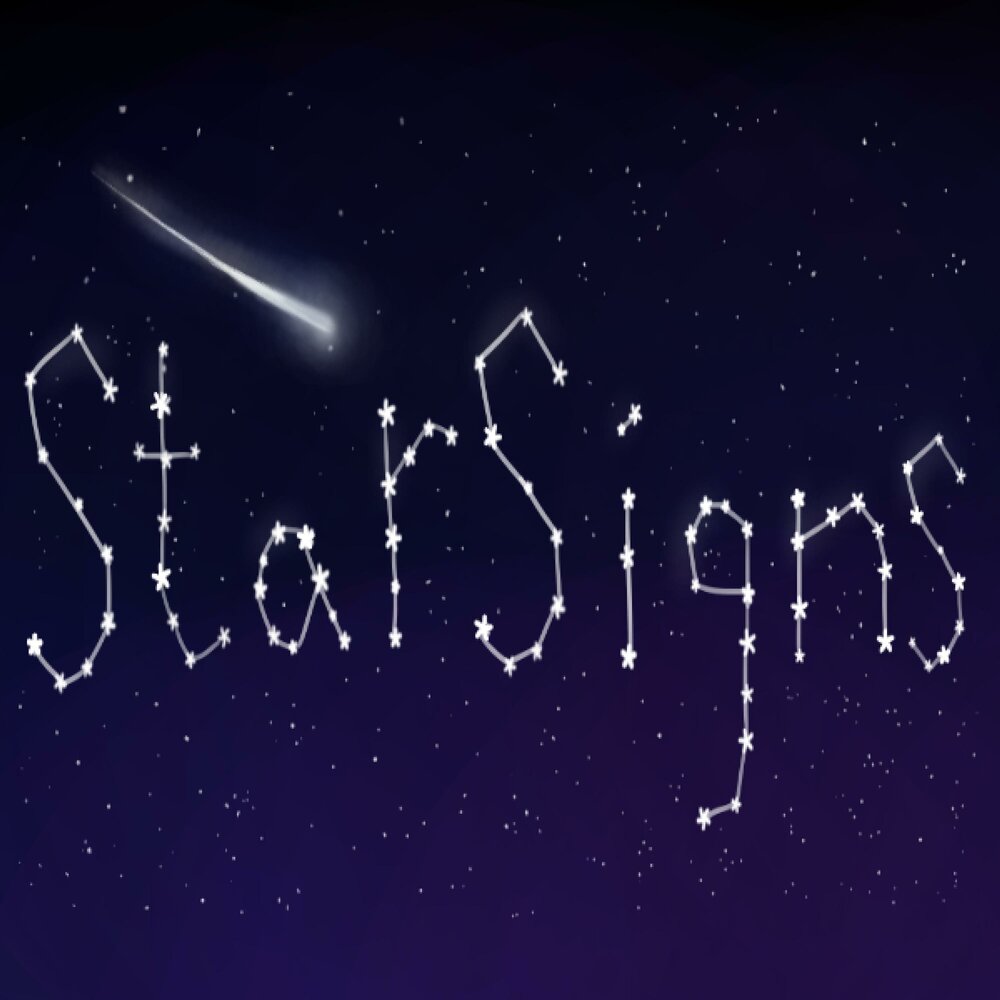 Star sing. Star signs. Starsign. Signed with Stars.