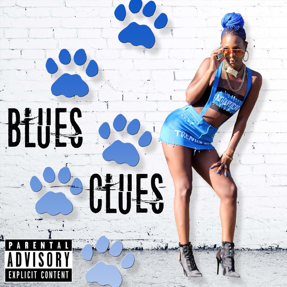 Bluest. синяя обложка муз альбома.