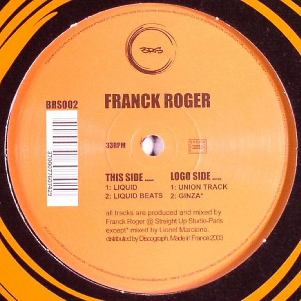 Union track. Franck Roger.