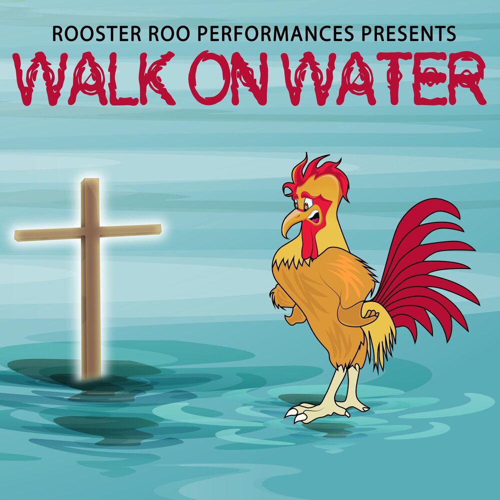 Мелодия петух. Rooster Roo. Rooster in Water.