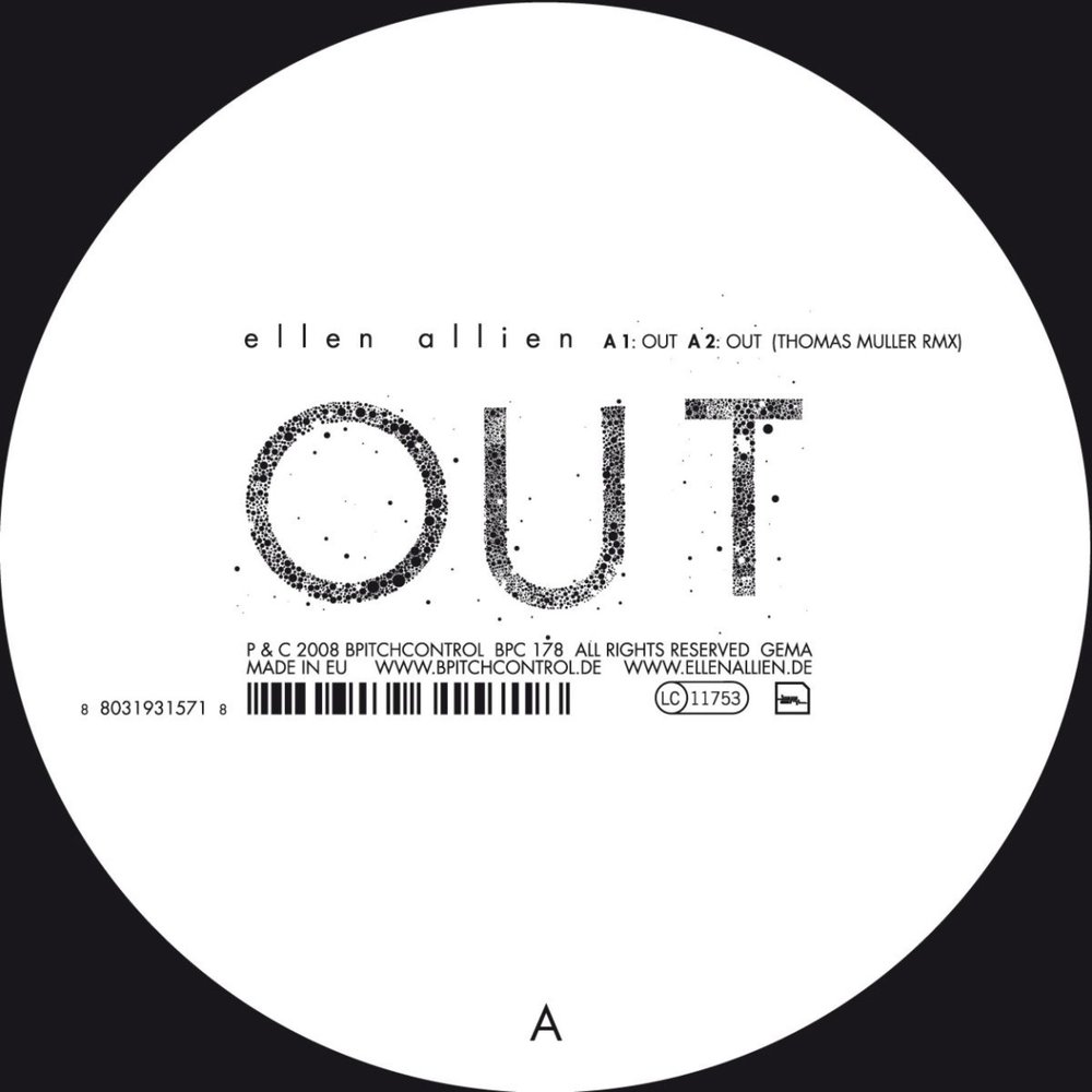 Out remix. Ellen Allien альбомы. Out out Remix. Out out песня.