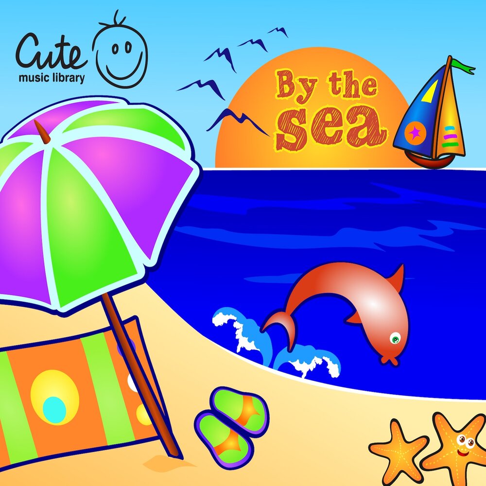 Cute music. Sea for Kids. Lazy Holidays. In the Sea for Kids. Sea drawing for Kids.