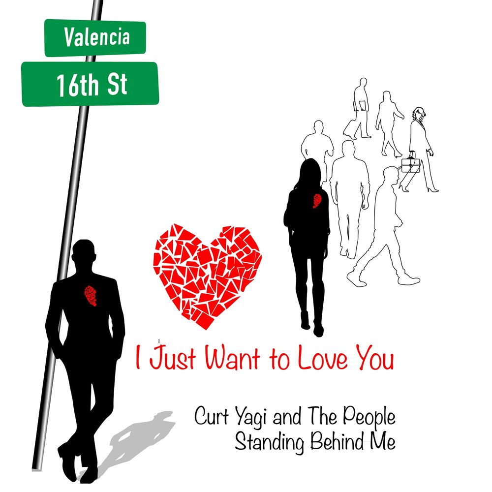 Wait behind the yellow line. They stand. Stand behind me. Stand behind me. Stand behind.