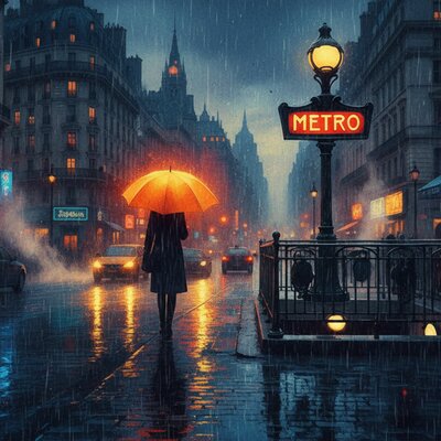 cover for track Оранжевый зонтик of artist PapaDima