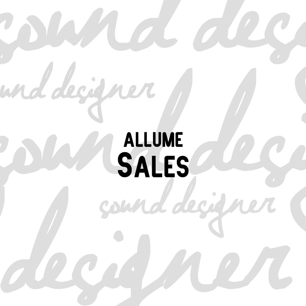 Sales альбомы. Allume.