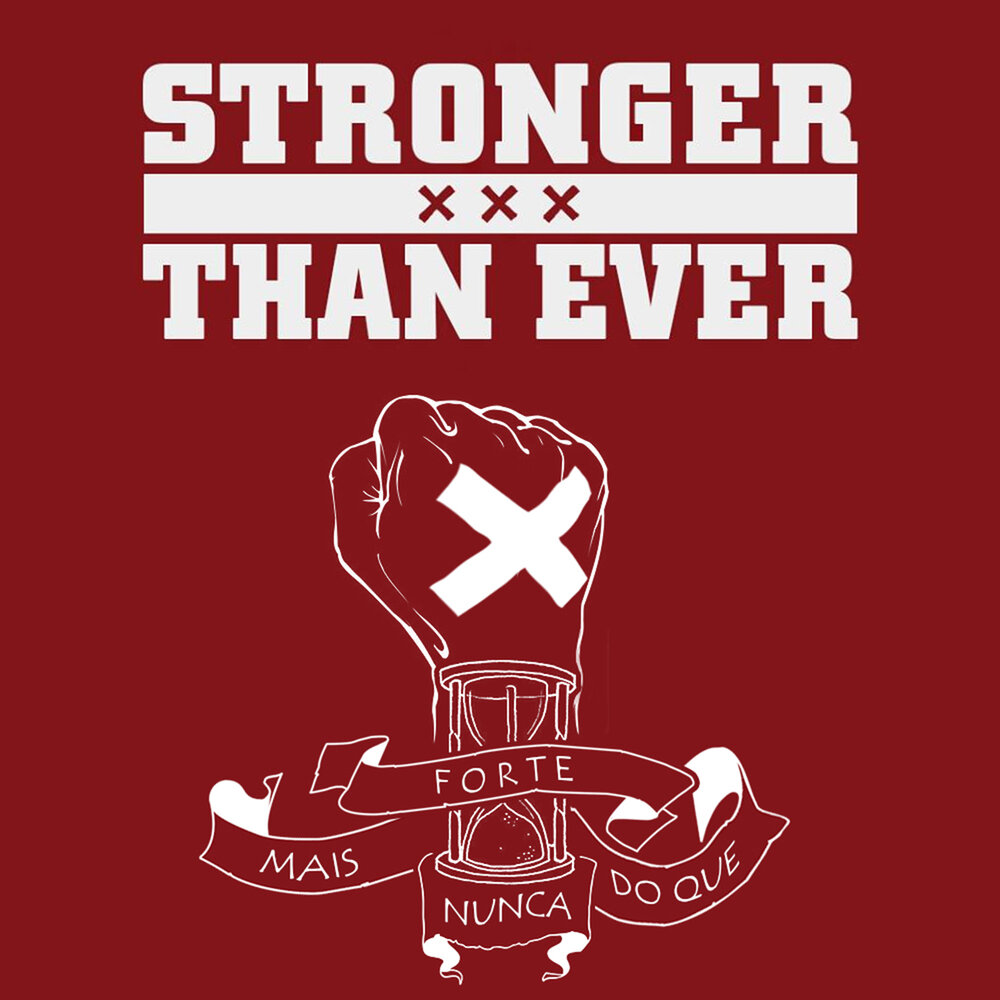 Stronger than others. Stronger than ever. Vegan straight Edge. Stronger than time logo. Stronger than time Edition.