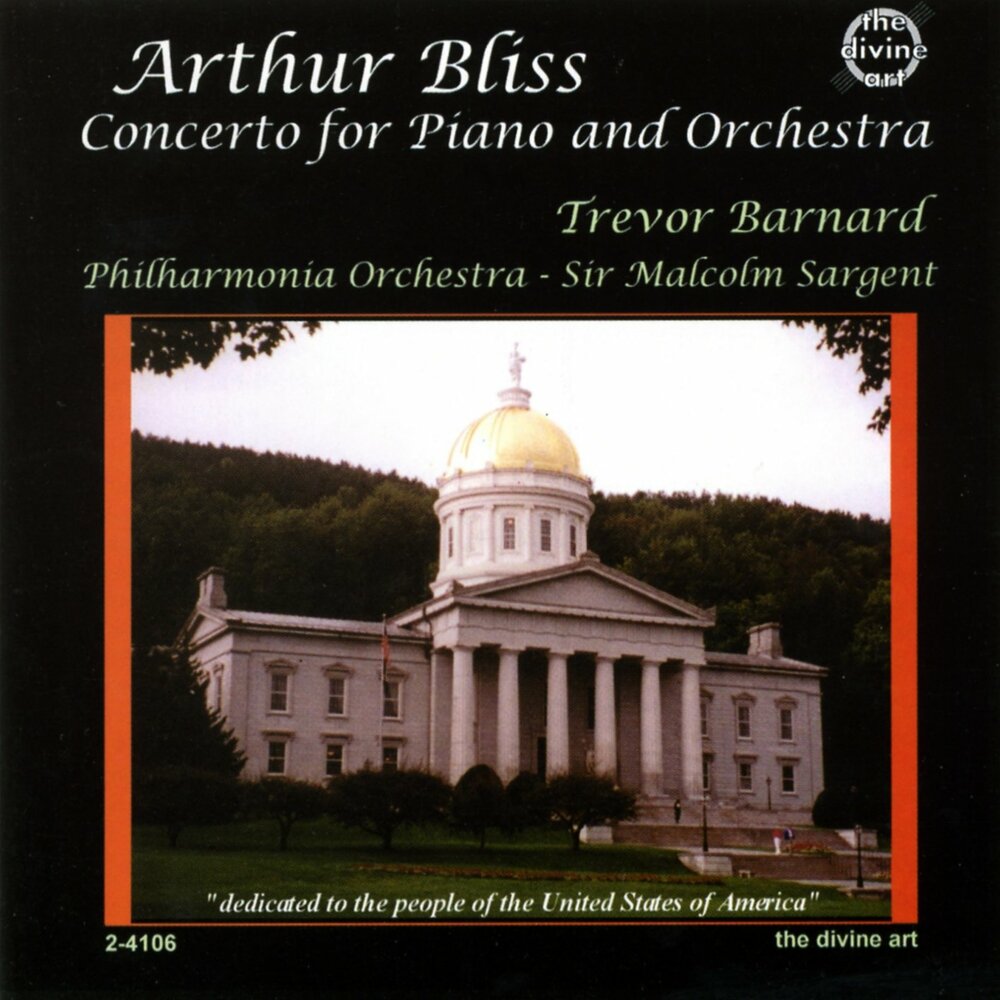 Concerto for piano and orchestra. Артур Блисс. Concerto for Group and Orchestra ( Remastered 2cd) (2002) обложка.