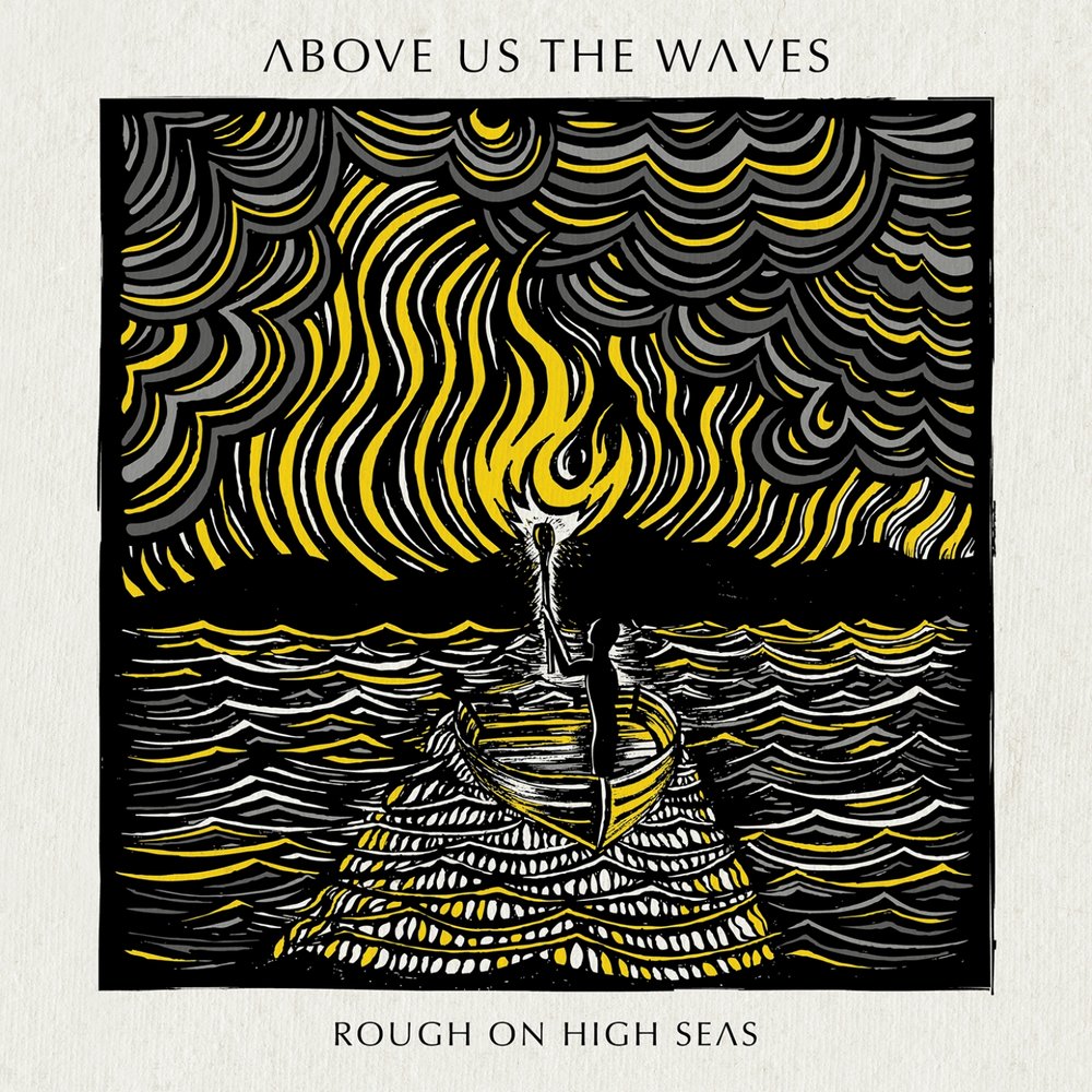 Дали волна песня. Above the Waves. Книга above us the Waves. Постер инкогнито - волна. SVLBRD – the Waves.