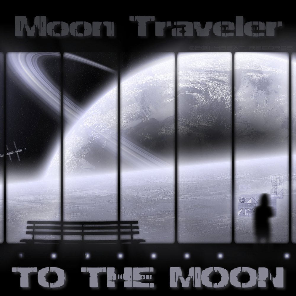 The moon travels