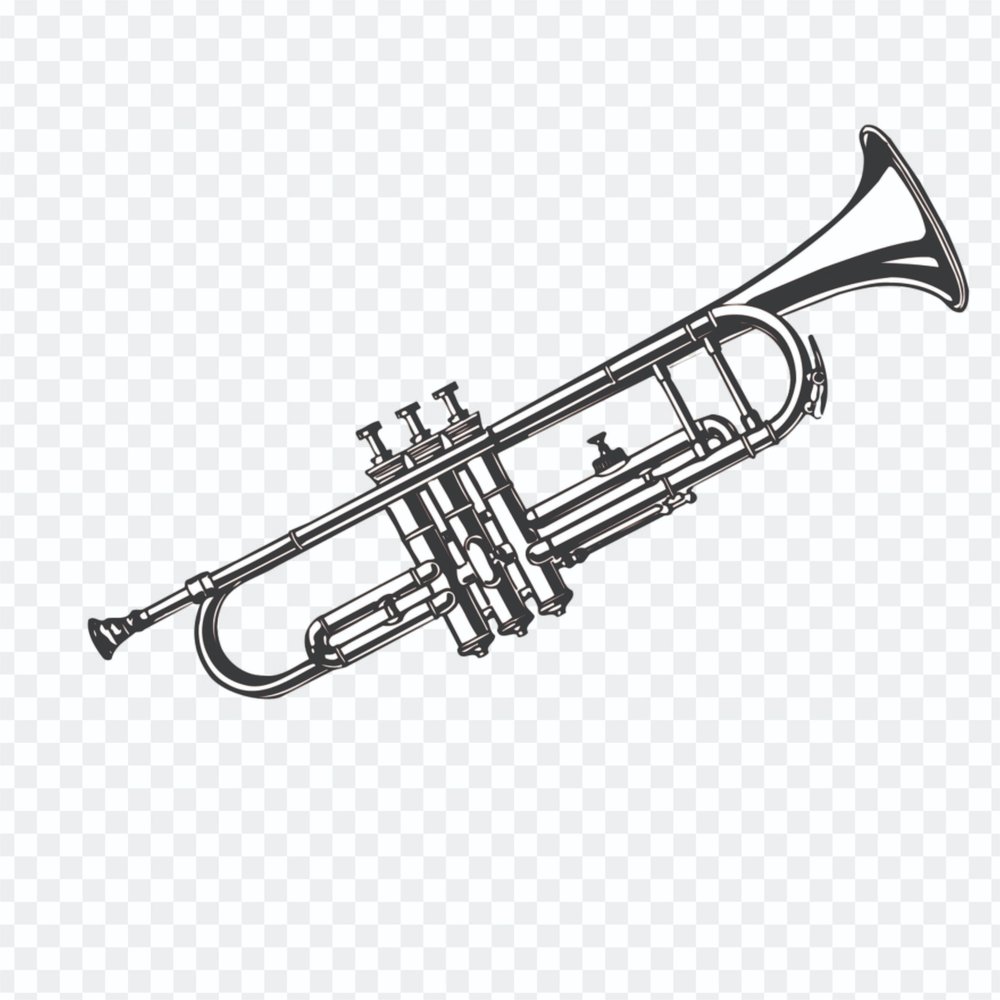 Звук музыкальной трубы. Труба инструмент. Музыкальный инструмент "труба". Труба без фона. Труба инструмент вектор.