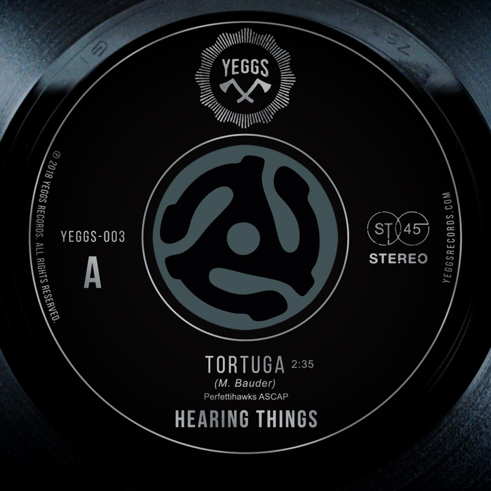 Hearing things. Stereo 45 RPM. YEGG.