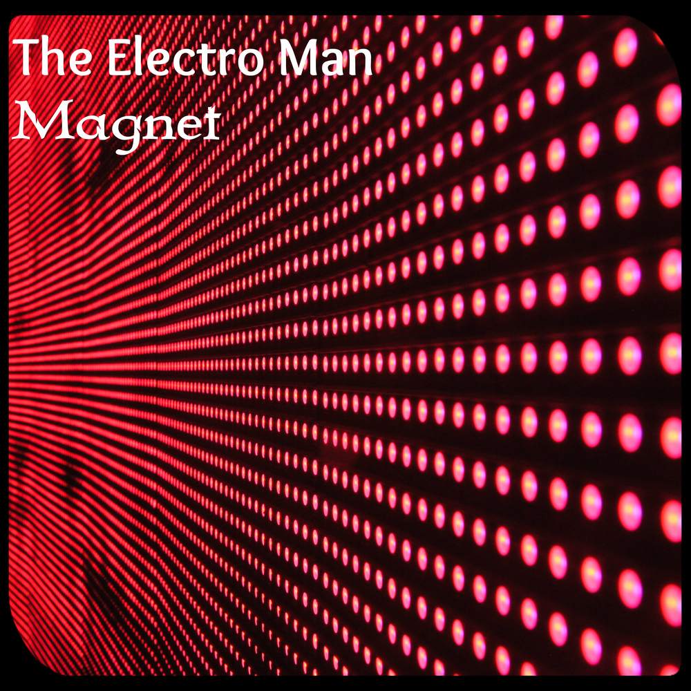 Electro man. God is Music Red album with man Electronic.