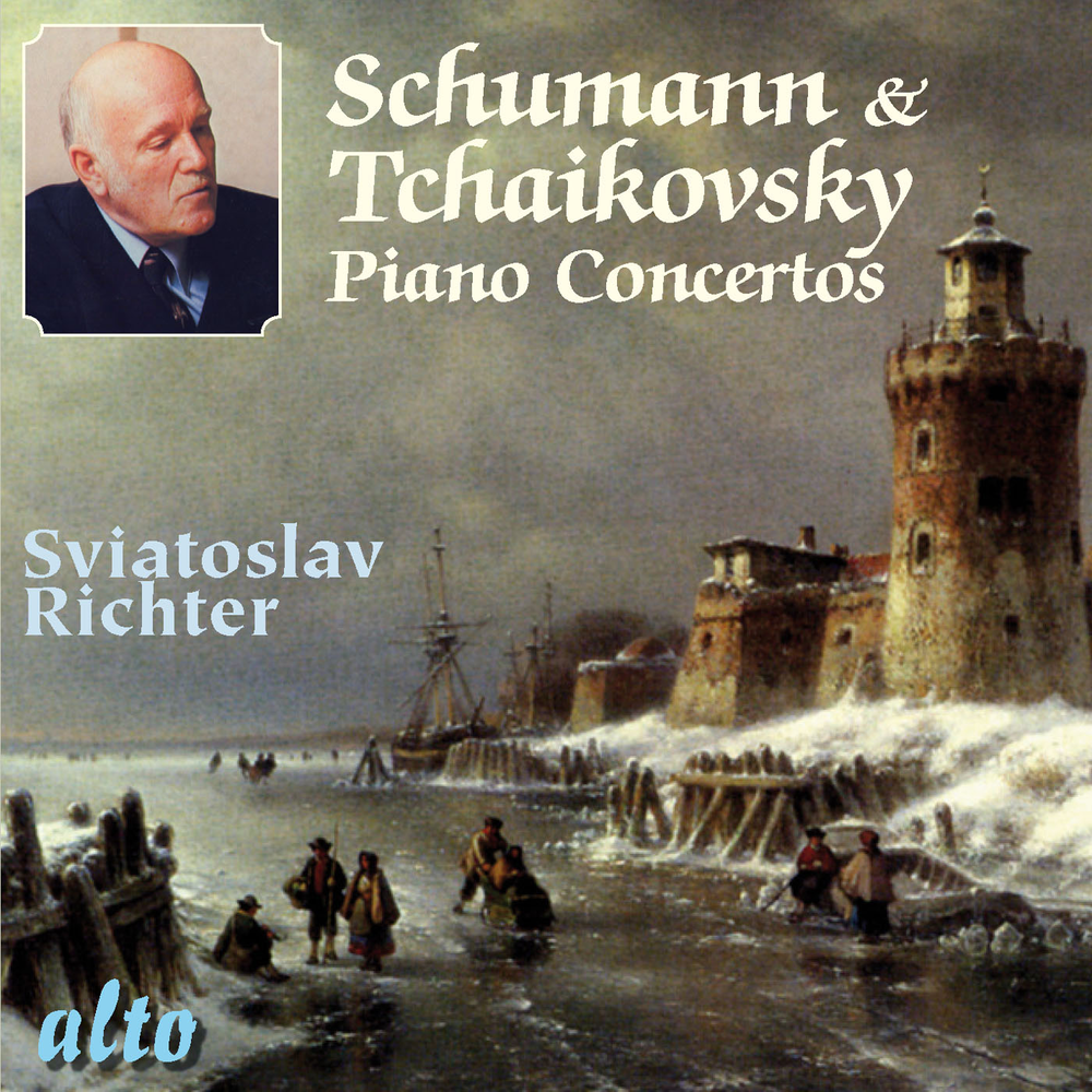 Шуман стор. Piano Concertos — Emil gilels, Sviatoslav Richter, 1995 CD.