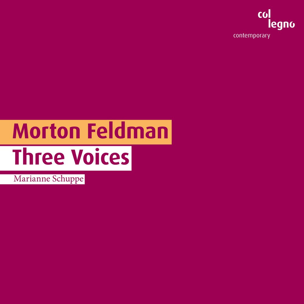 Morton Feldman - three Voices (for...). H&H Schuppe. Morton Feldman - Joan la Barbara – three Voices (for...). H&H Schuppe фото. W3 voices