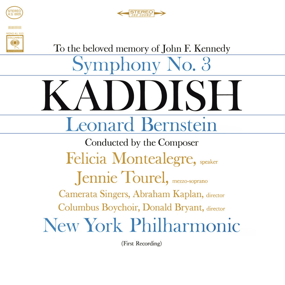 Симфония кадиш. Symphony Orchestra Leonard Bernstein. New York Philharmonic Orchestra. The Joan Kennedy Trio.