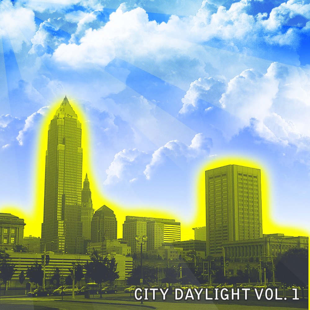 Digital horizon. City Daylight.
