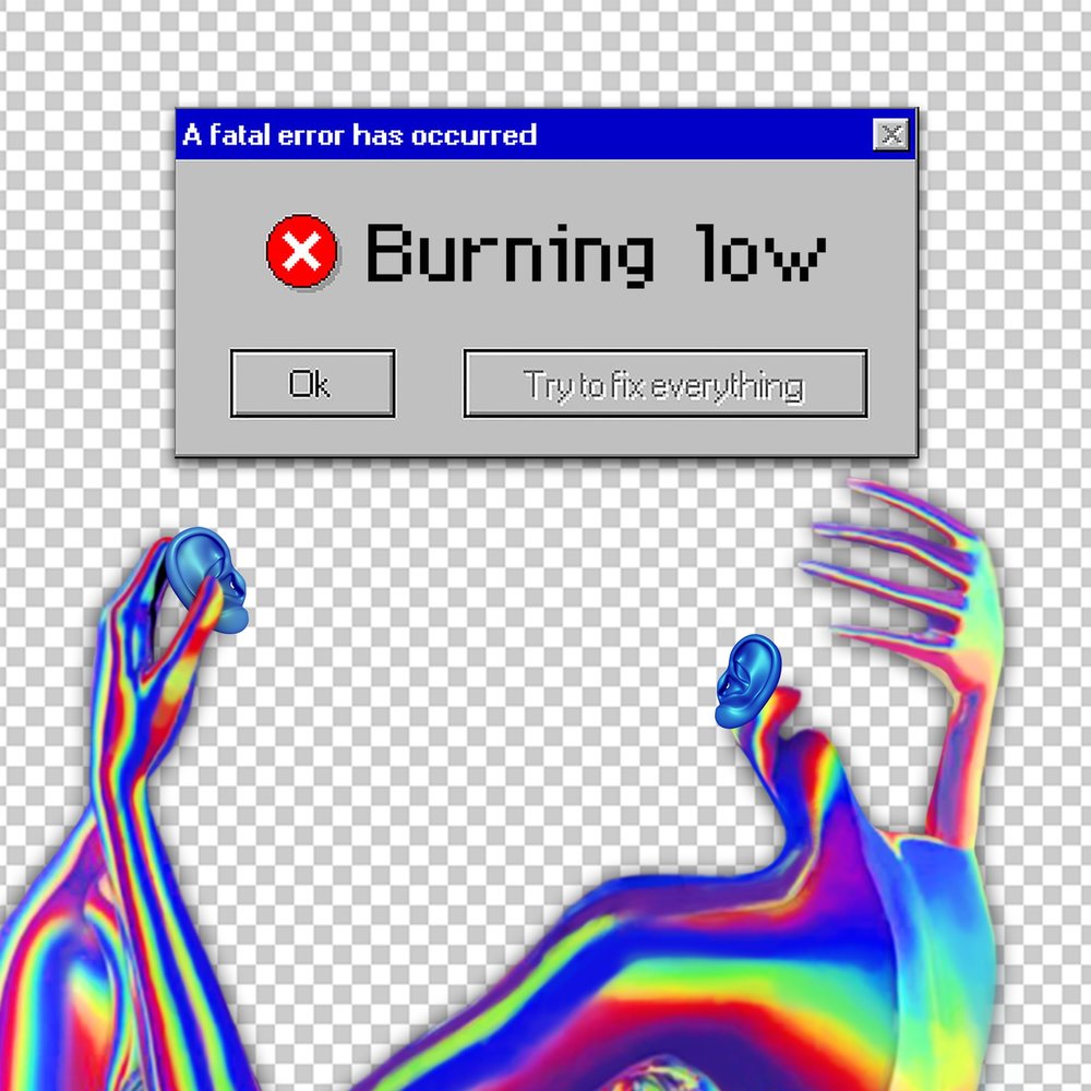 Burning low