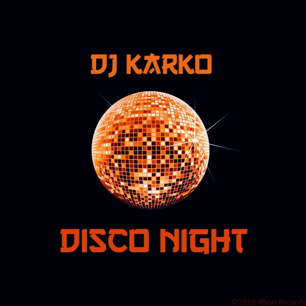 Disco Night. Night shakes