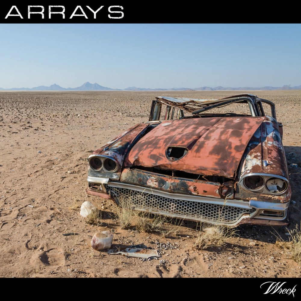 Abandoned car in Desert