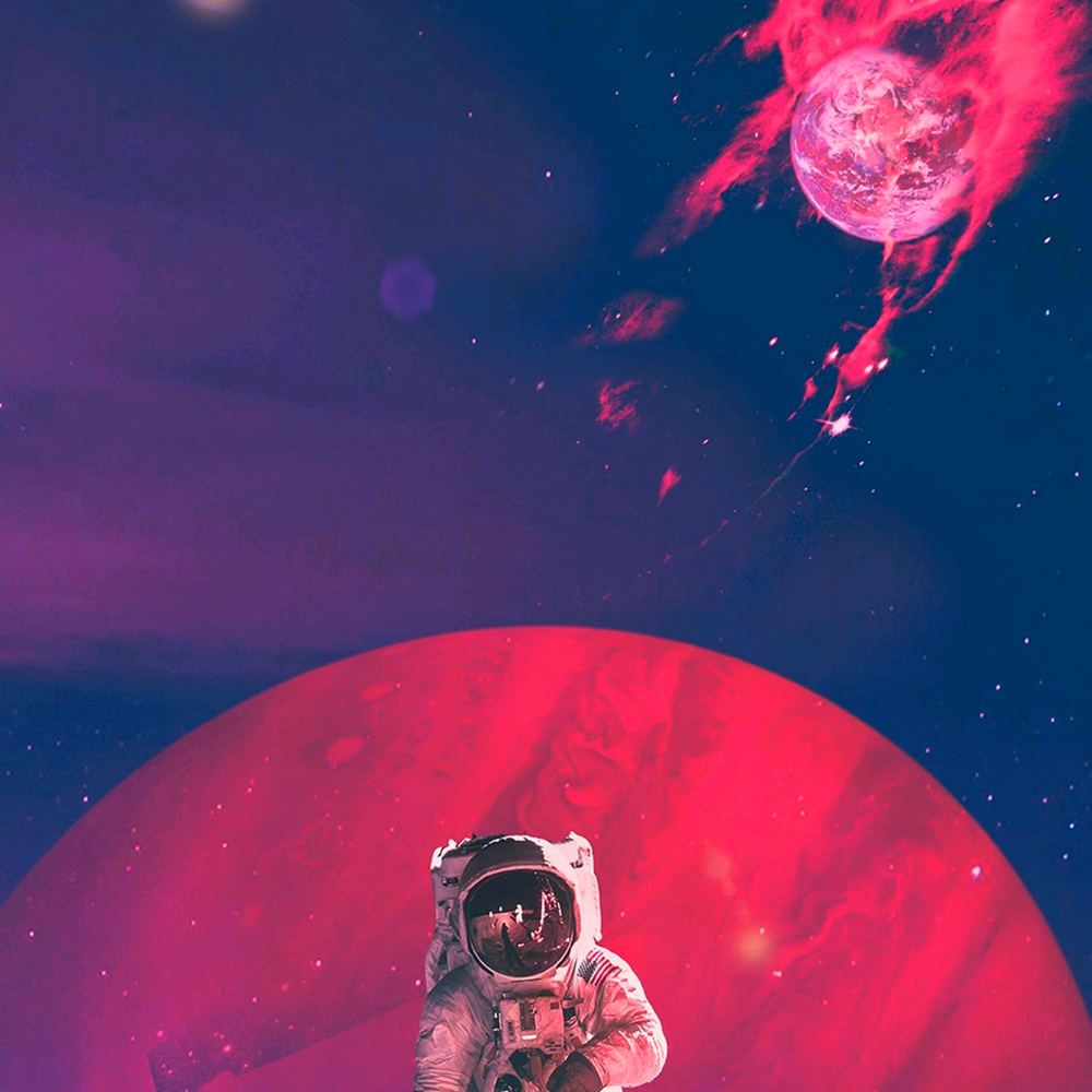 Космонавт на планете