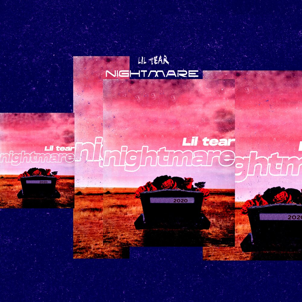 Lil tear. Обложка альбома so Sad Nightmare Lil DJ Matt без надписей.