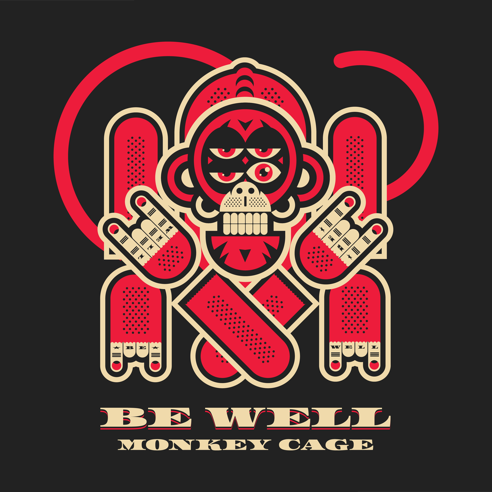 Monkey cage. Обезьяна клоун. Monkey Clown. Wild Monkeys Beer.