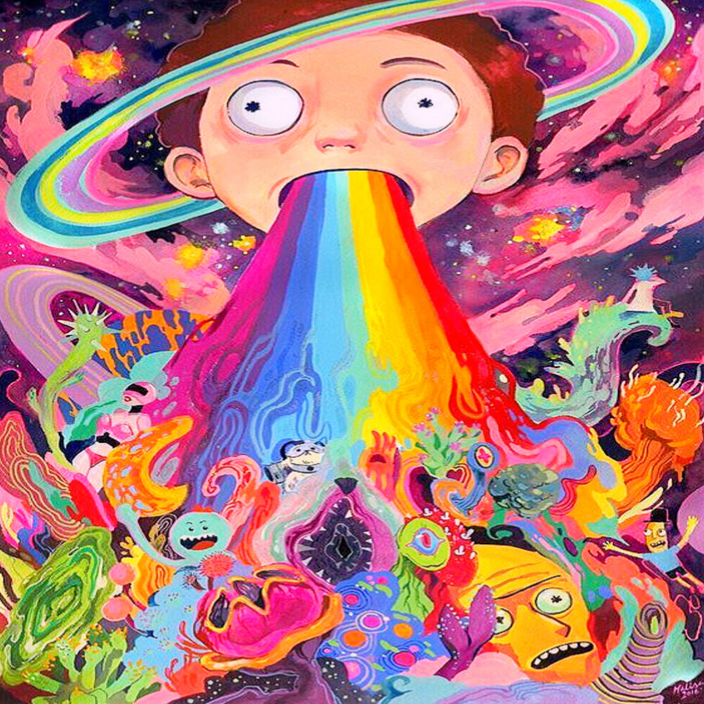 Rick & Morty On Acid - Raz. 