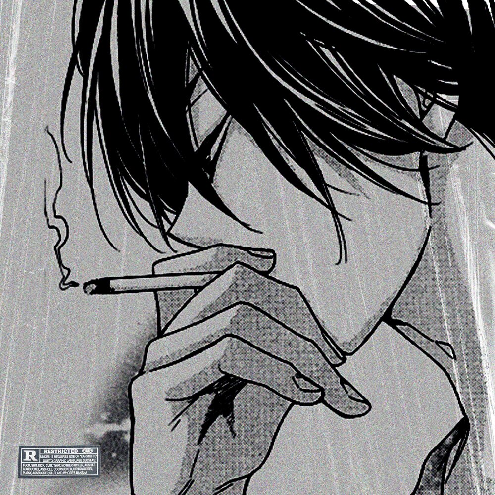 Курит рисунки аниме