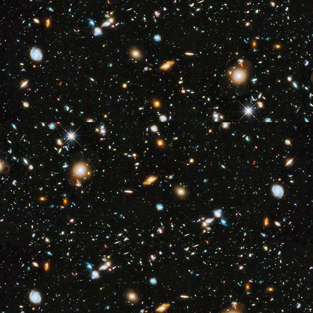 Открытие новой звезды. Хаббл Ultra Deep field. Снимок Hubble Ultra Deep field. Hubble Ultra Deep field оригинал.