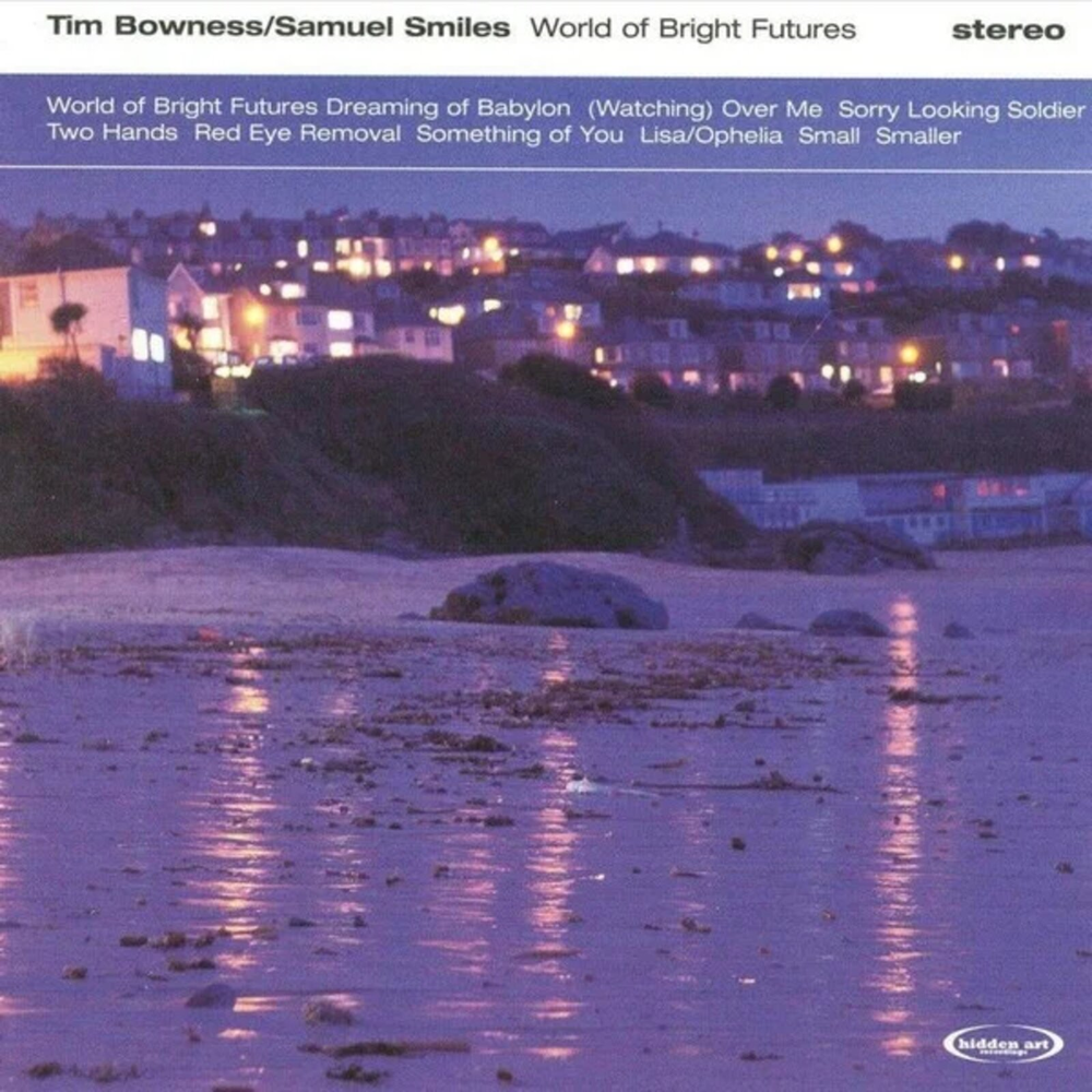 Sorry looking. Tim Bowness World 1999. Tim Bowness & Samuel smiles - World of Bright Futures. Tim Bowness World 1999 smiles. Tim Bowness Modern Ruins 2020.