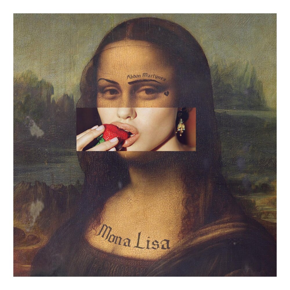 Фото мона лиза с чупа чупсом