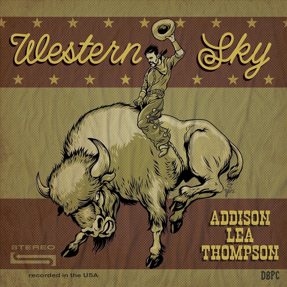 Томпсон страна. Песня Western Sky. Леа Томпсон сзади.