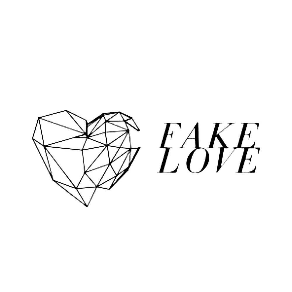 I love fake. Fake Love рисунок. Fake Love логотип. Рисовать Love логотип. Рисунки для срисовки любовь.
