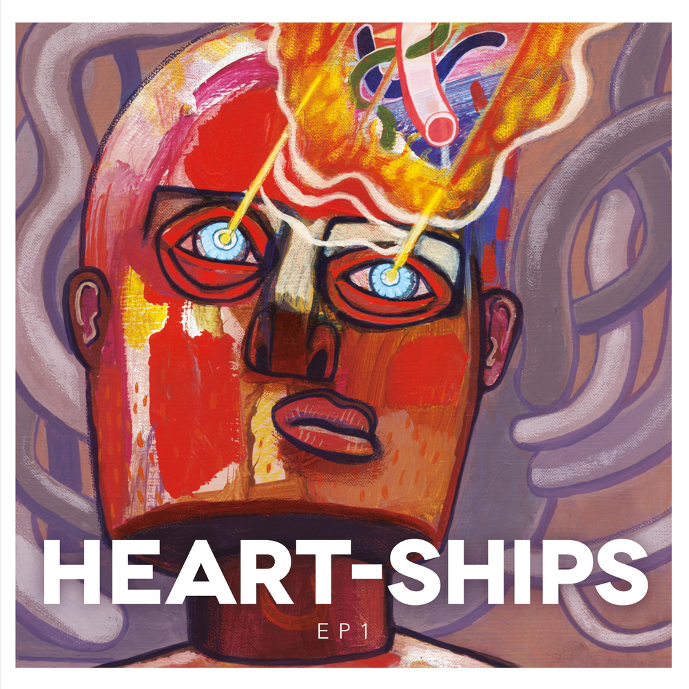 Корабль на волнах. Корабль с сердечками. Heart ships. Море из бумаги своими руками. Сердце печать.