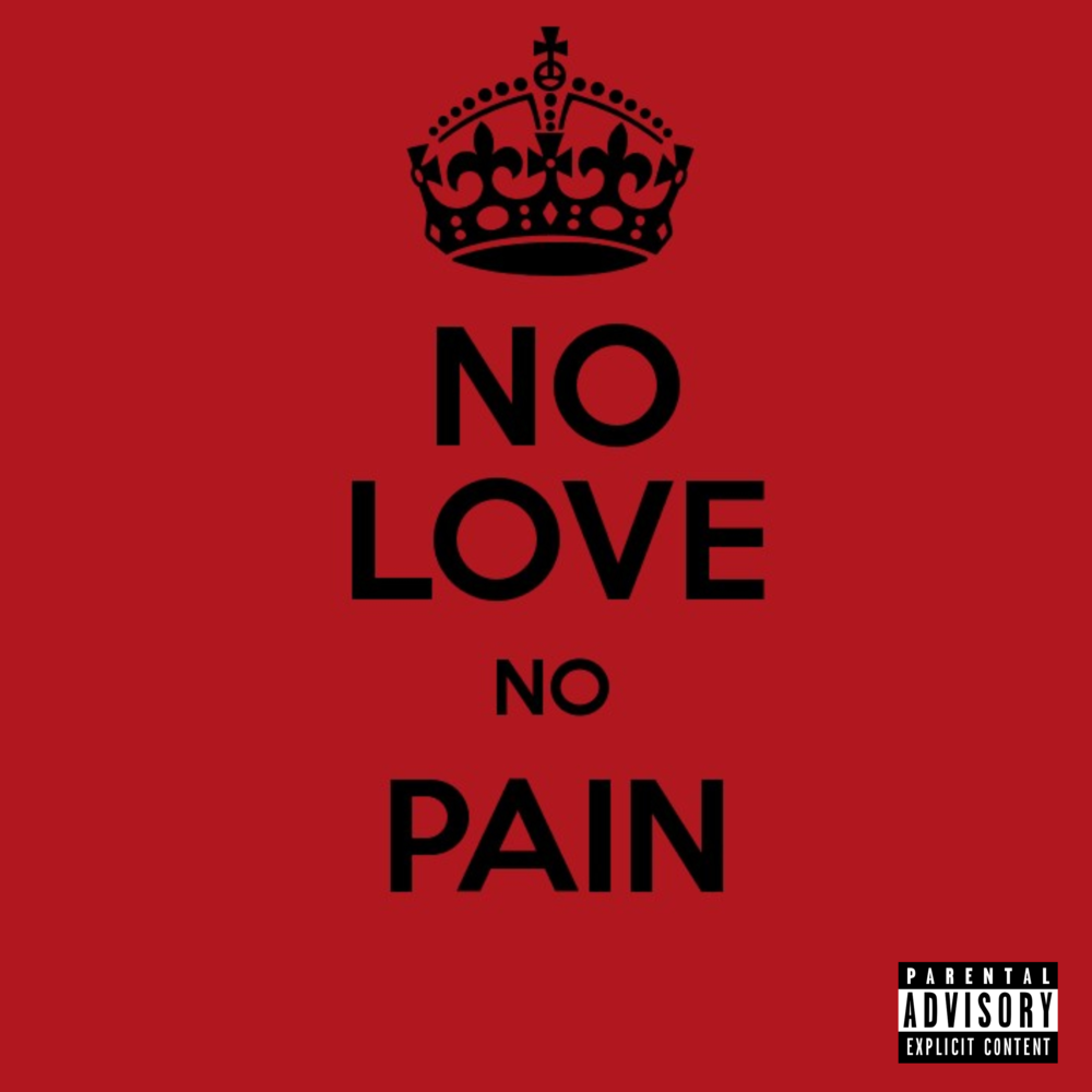 картинка no love. Pain keep. Take your meds. Motto of the year. Striking back стикер.