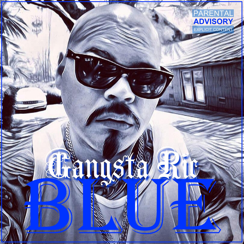 Blue gangster. Cyan Gangsta.