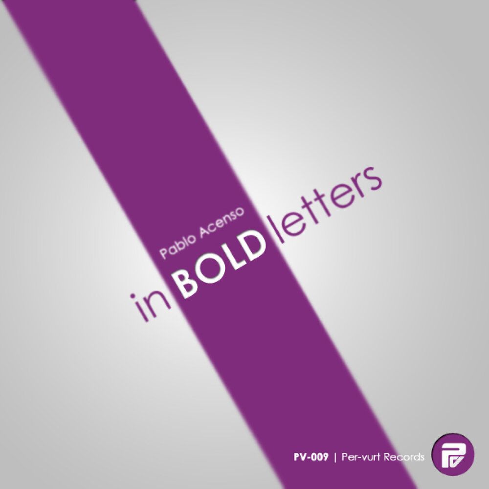 Bold letters