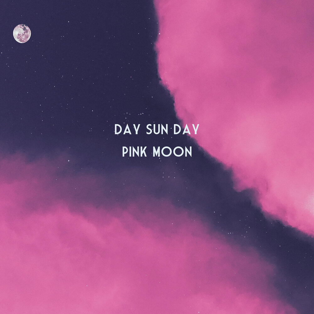 Обложка трека розовая Луна. Pink Day песня. Стихи о розовой Луне.