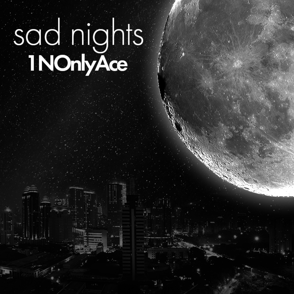 Midnight cleaners. Sad Night. In the Night Sad. Sad Night and smiling Moon. Sad Night and solo guy.