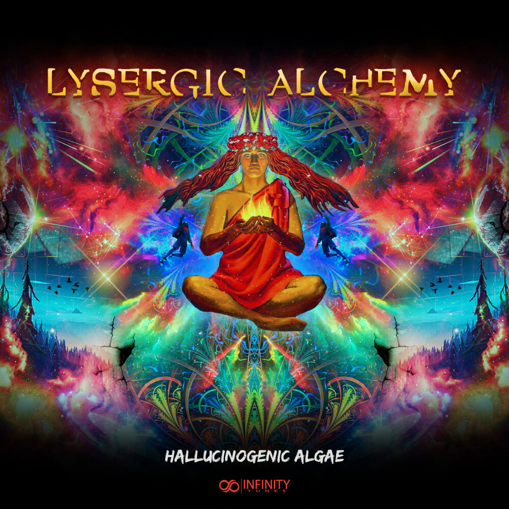 Infinity algae. Infinite Alchemy. Psychedelic Trance album Alchemy. Lysergic World. Infinity alchemy